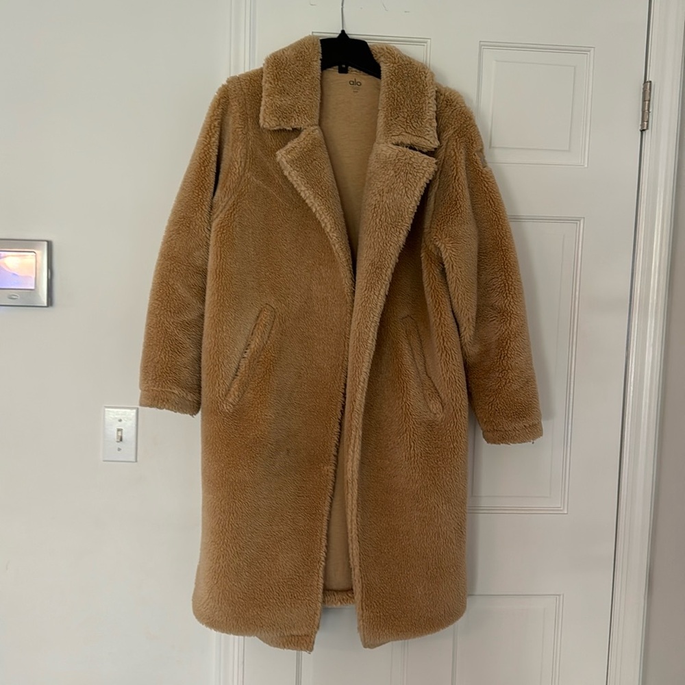 Alo long teddy coat